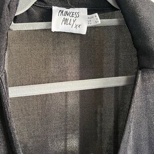 Princess Polly Black Wrap Dress